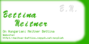 bettina meitner business card